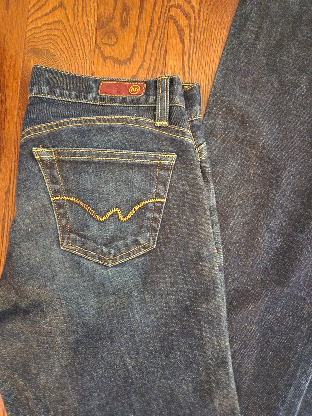 Ag Adriano Goldschmied Women’s Dark Blue Denim Jeans